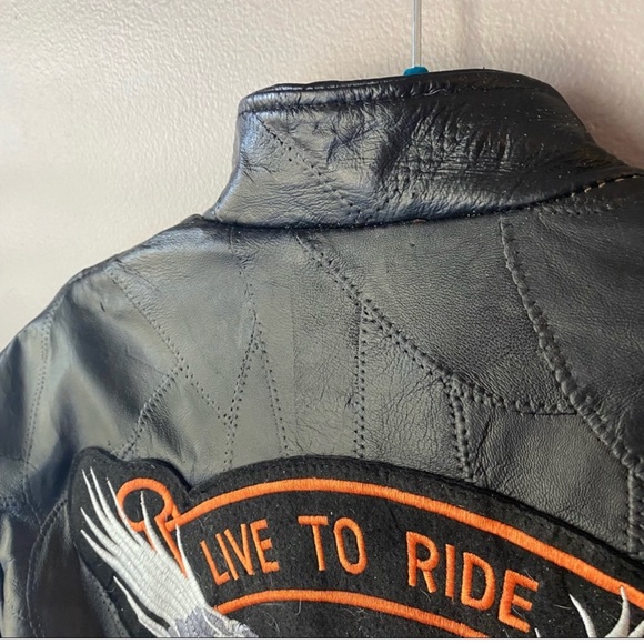Biker leather jacket in great condition - Picture 6 of 6